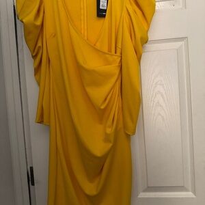 Fashion Nova Yellow dress